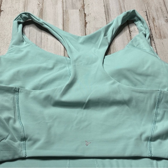 Old Navy Med-Support PowerSoft Racerback Sports Bra Sage Green Sz 4X - Picture 13 of 15